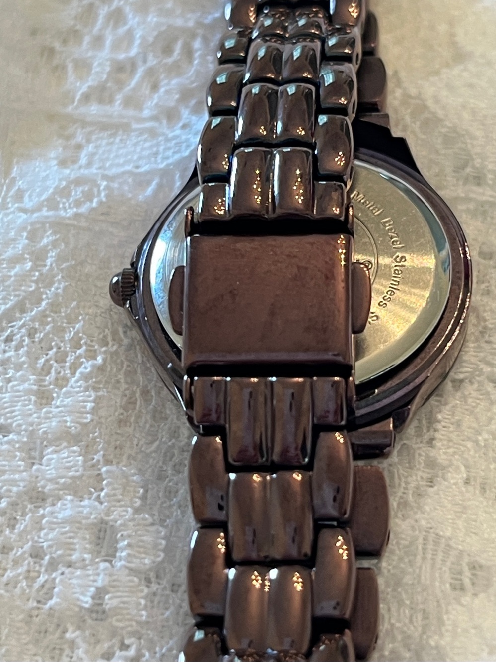 Armitron Brown Crystal Bracelet Watch - Picture 5 of 7